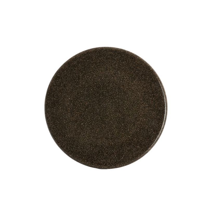 MESA LATERAL CERAMICA MARROM 40.5 X 35.5