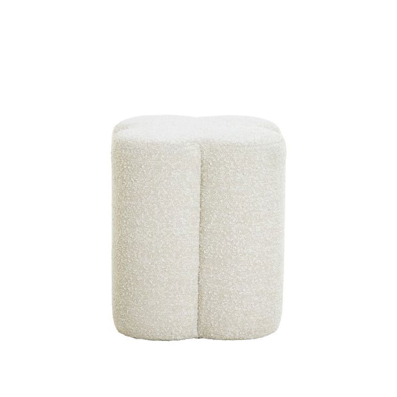POUF NALANI BRANCO 38X38X45