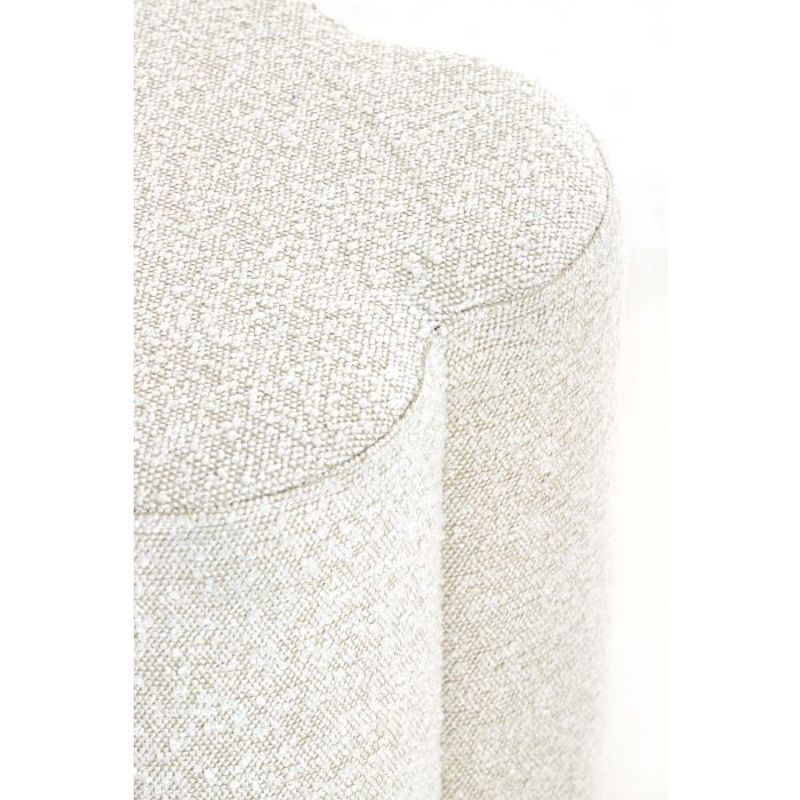 POUF NALANI BRANCO 38X38X45