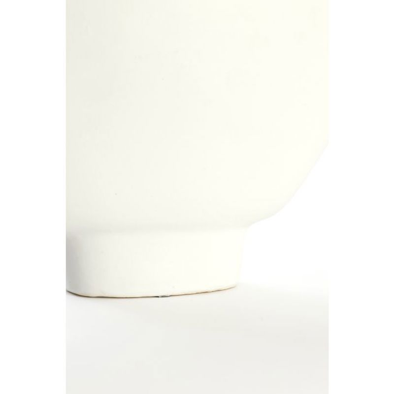 JARRA CERAMICA BRANCA 18X8X31 TROVO