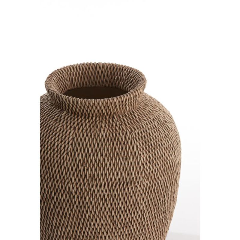 VASO MARROM TRAMA VENDIE 26X28