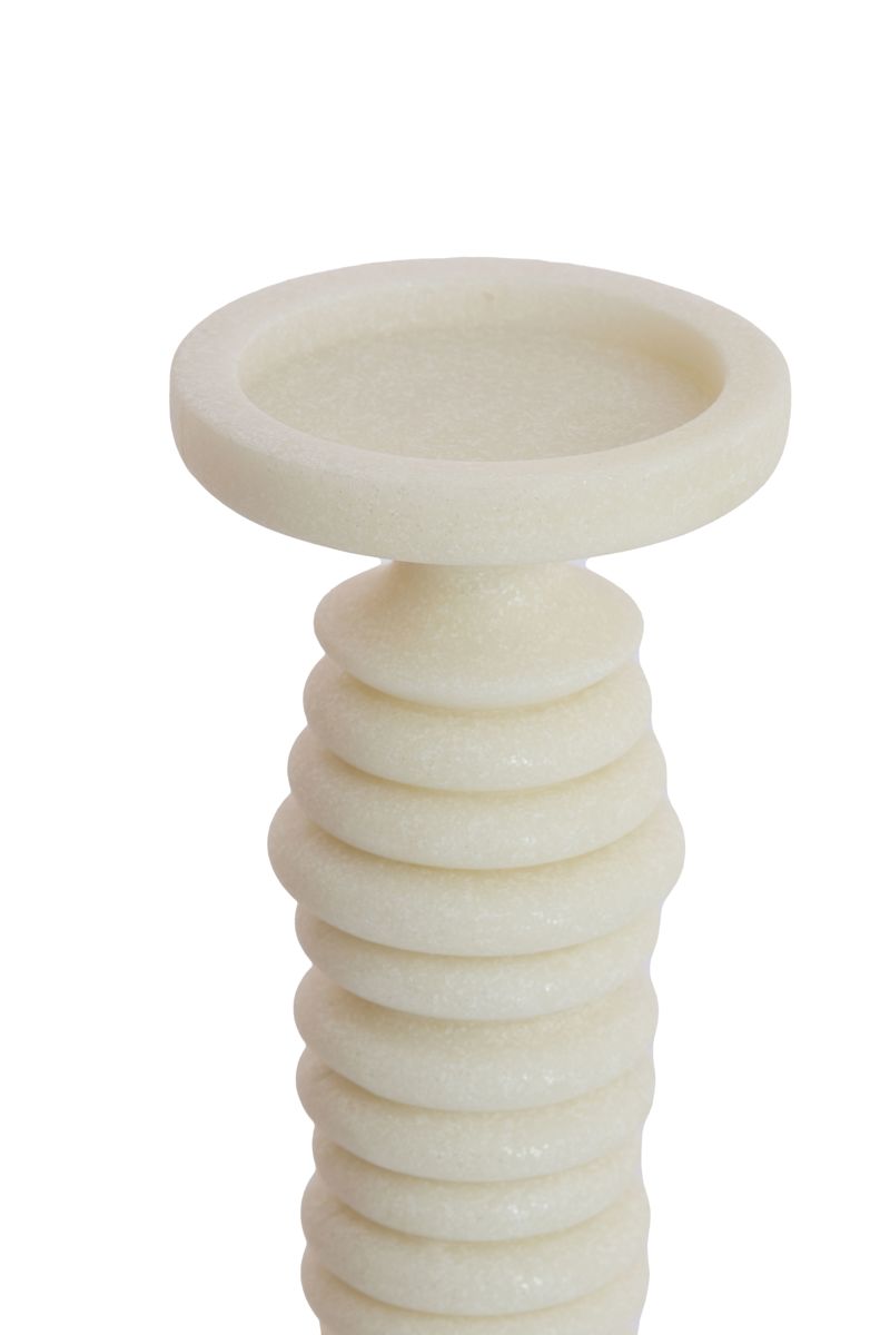 Porta-Velas Branco 11x32