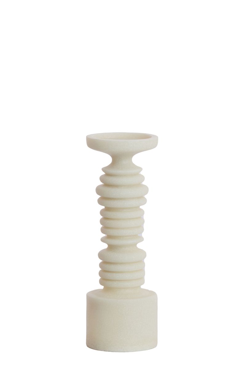 Porta-Velas Branco 11x32