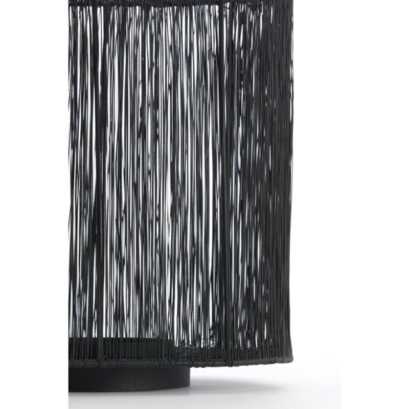 Candeeiro Cilindrico Fios Preto BANJO 28x30