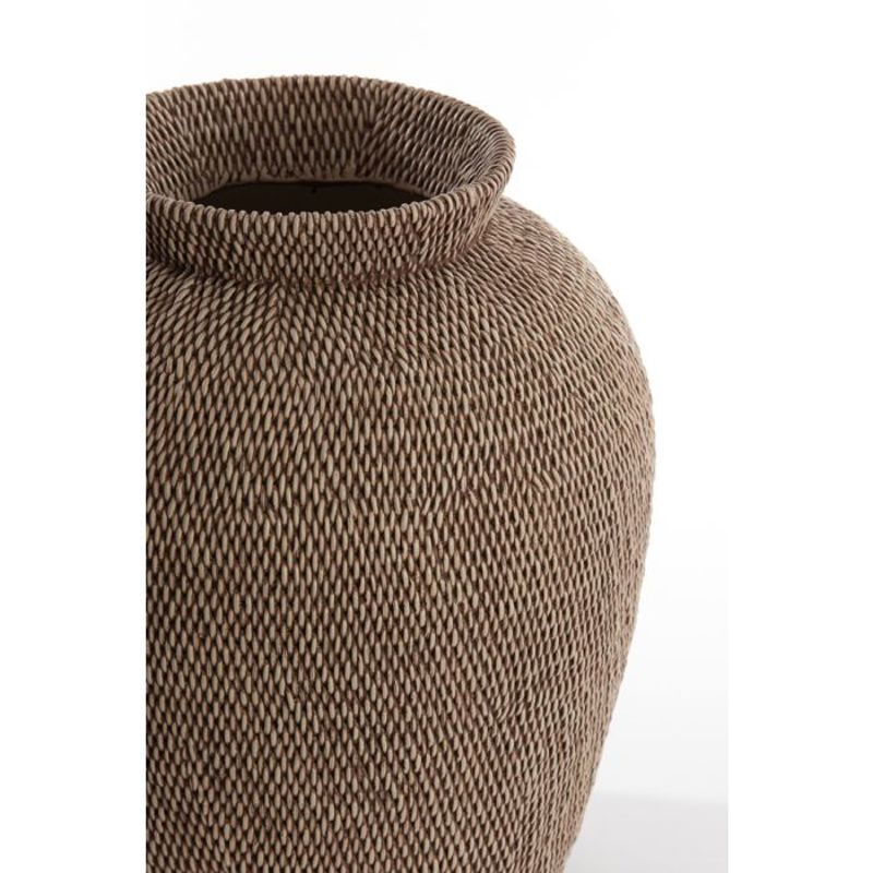 VASO MARROM TRAMA VENDIE 36X46.5