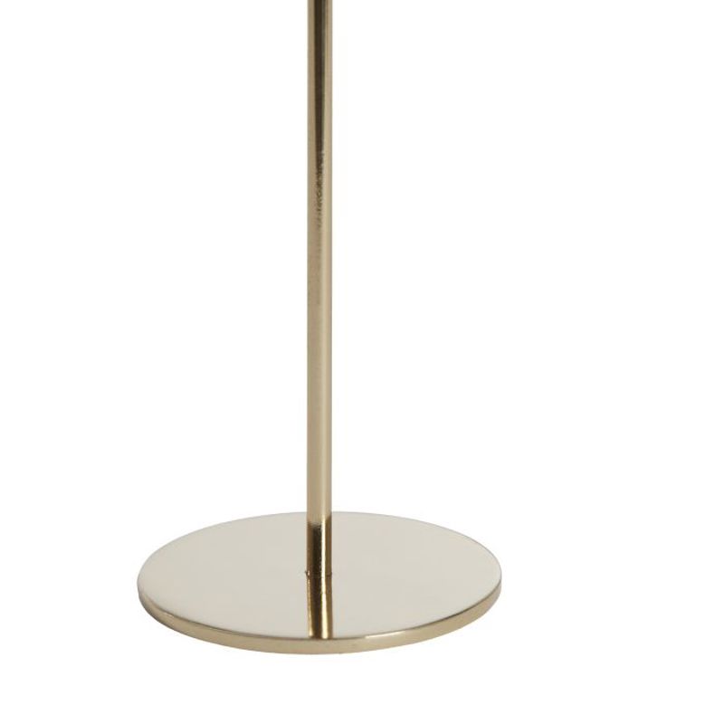 Porta-Velas Cadelabro Haste Fina Ouro 8.5x25cm