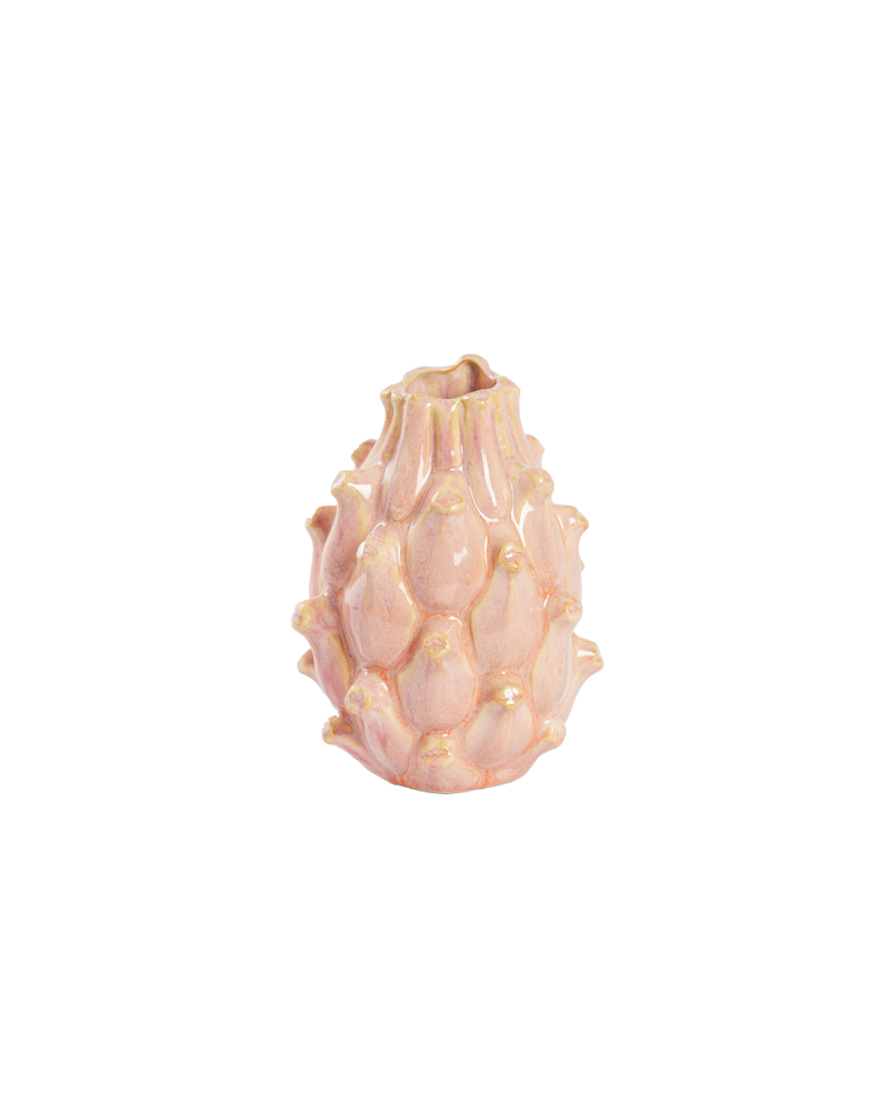 Jarra cerâmica petalas Rosa