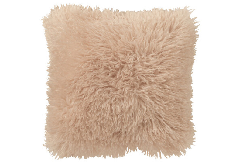 Almofada Felpuda Bege 45cm