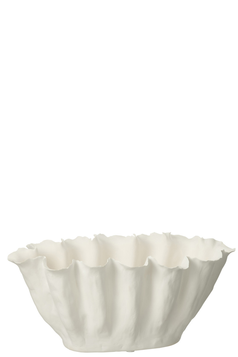 Jarra Coral Decorativo Branco 16cm