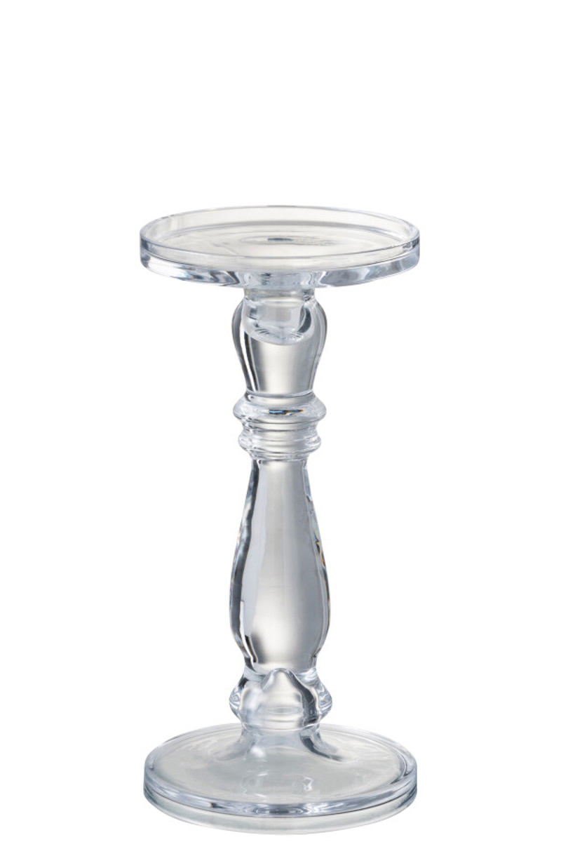 Candelabro Porta-vela Vidro 27.5cm