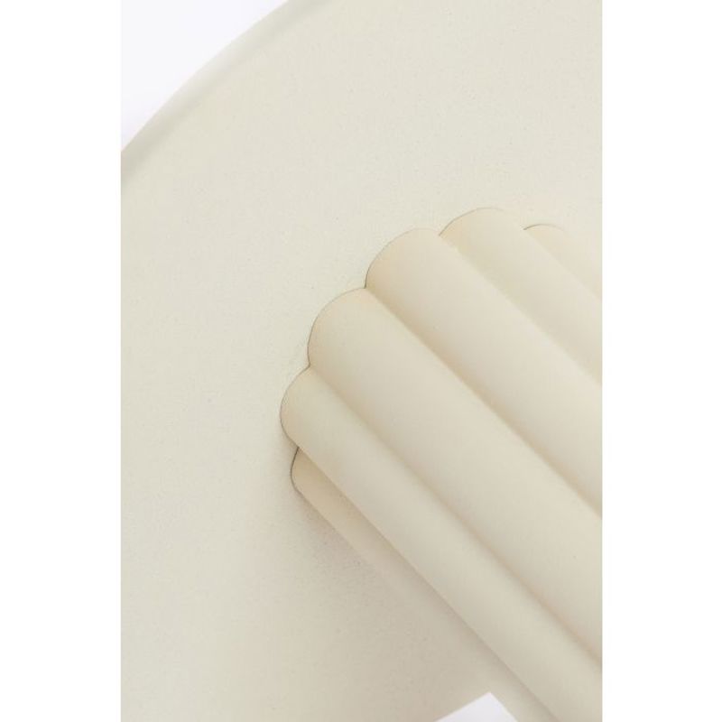 MESA LATERAL BRANCA COM ESPELHO 51X50
