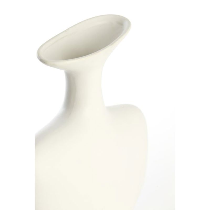 JARRA CERAMICA BRANCA30X10.5X36 TROVO