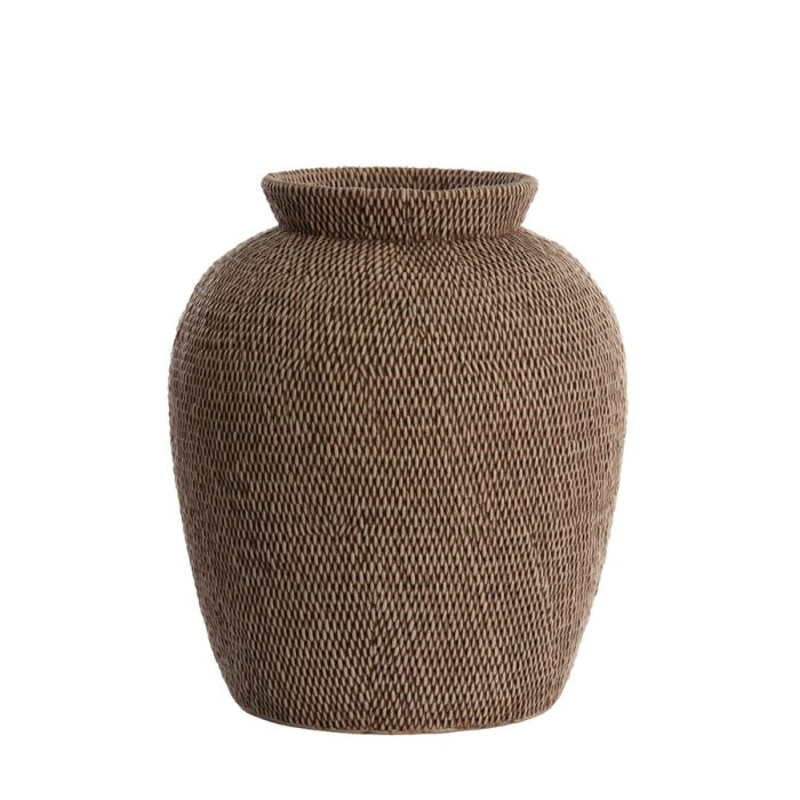 VASO MARROM TRAMA VENDIE 36X46.5