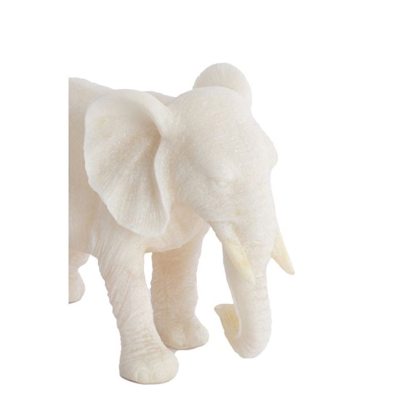 Escultura GAJAH bege 26x11x18