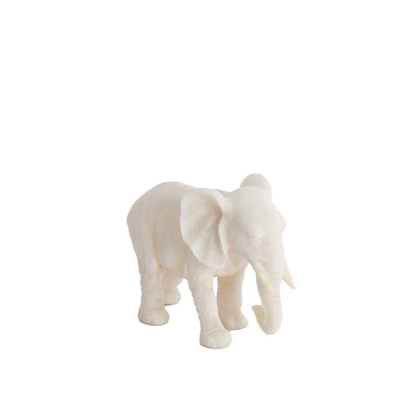 Escultura GAJAH bege 26x11x18