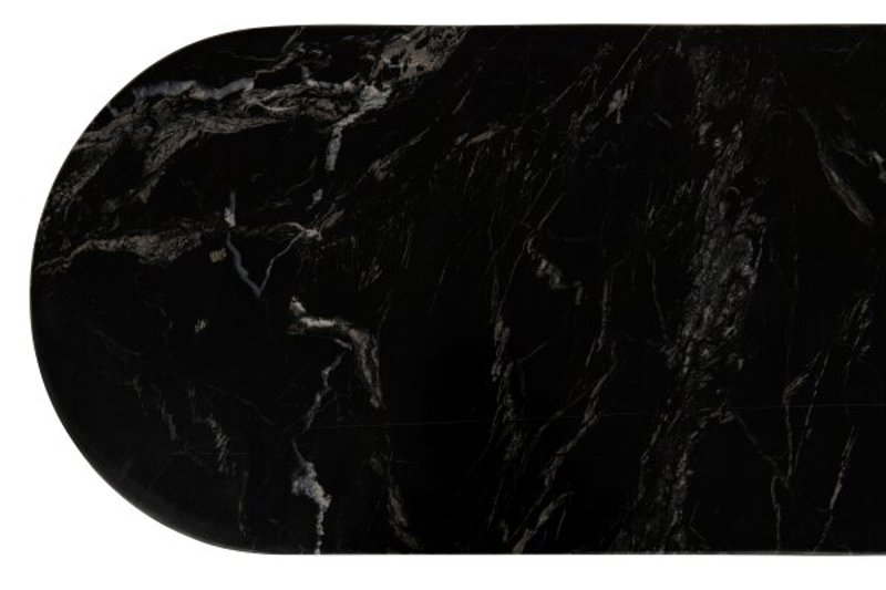 Consola Mathilde Mármore preto 140x35x81