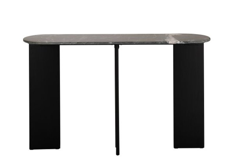 Consola Mathilde Mármore preto 140x35x81