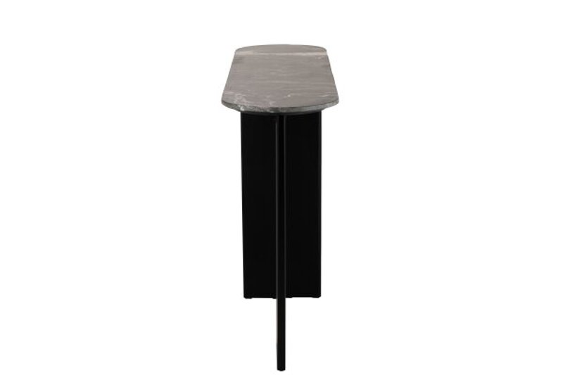 Consola Mathilde Mármore preto 140x35x81
