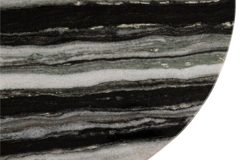Mesa lateral Mathilde em mármore preto