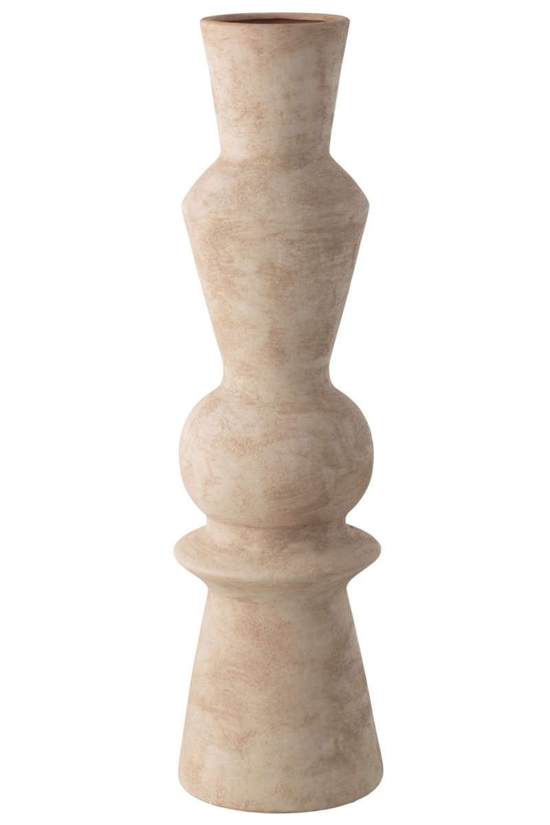 Vaso Bonny Pottery bege claro 19.5cm
