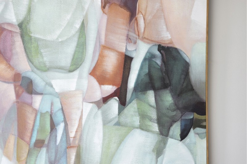Quadro abstrato Alegra 100x5x150