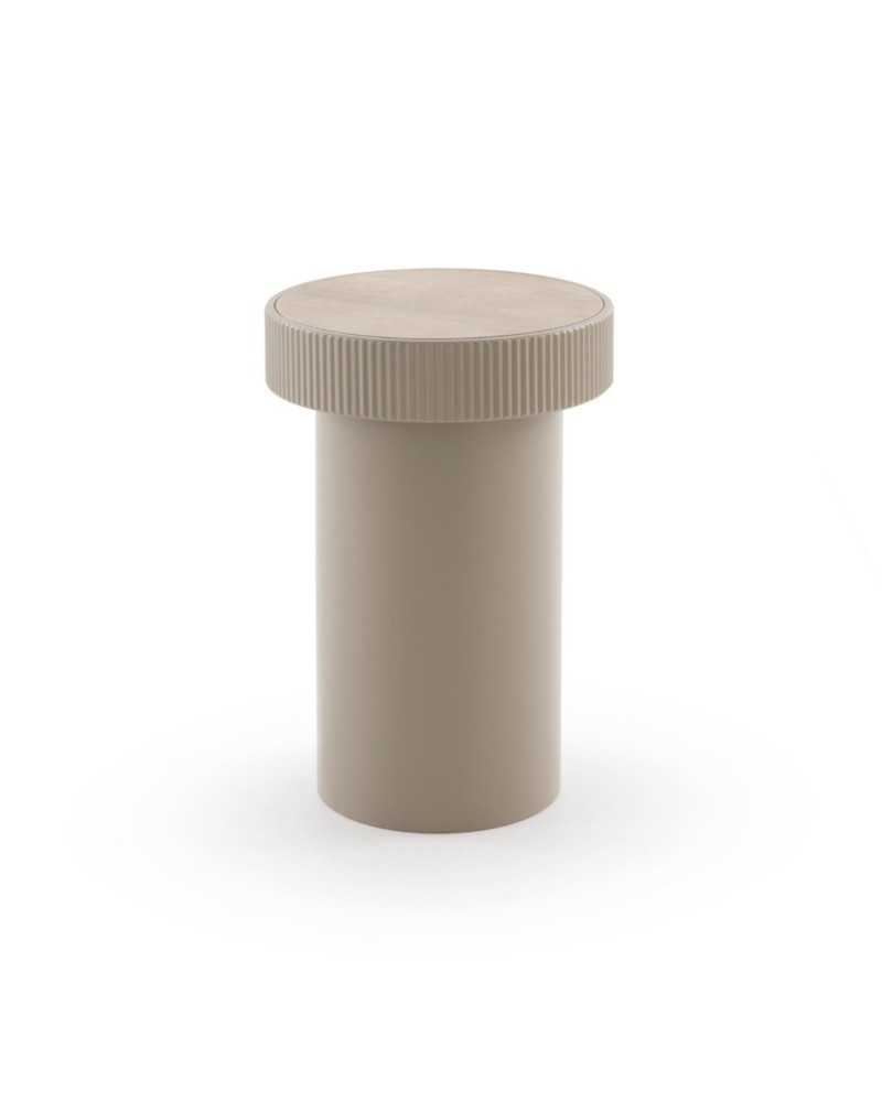 Mesa de centro metal taupe