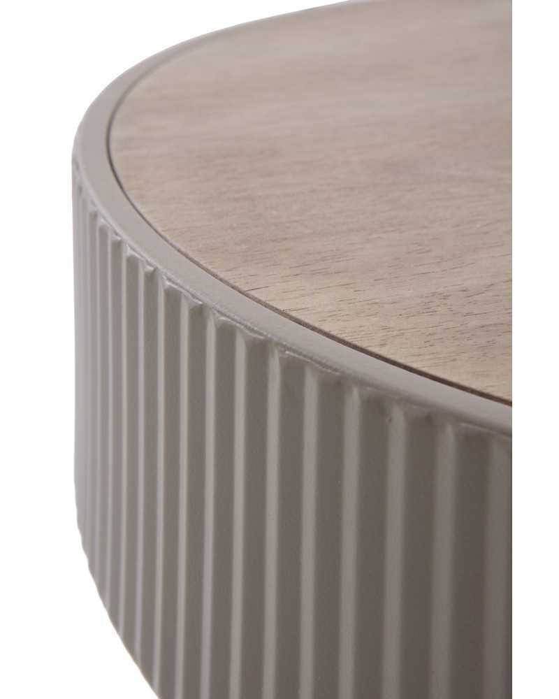 Mesa de centro taupe