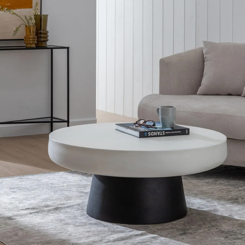 MESA DE CENTRO PÉ PRETO