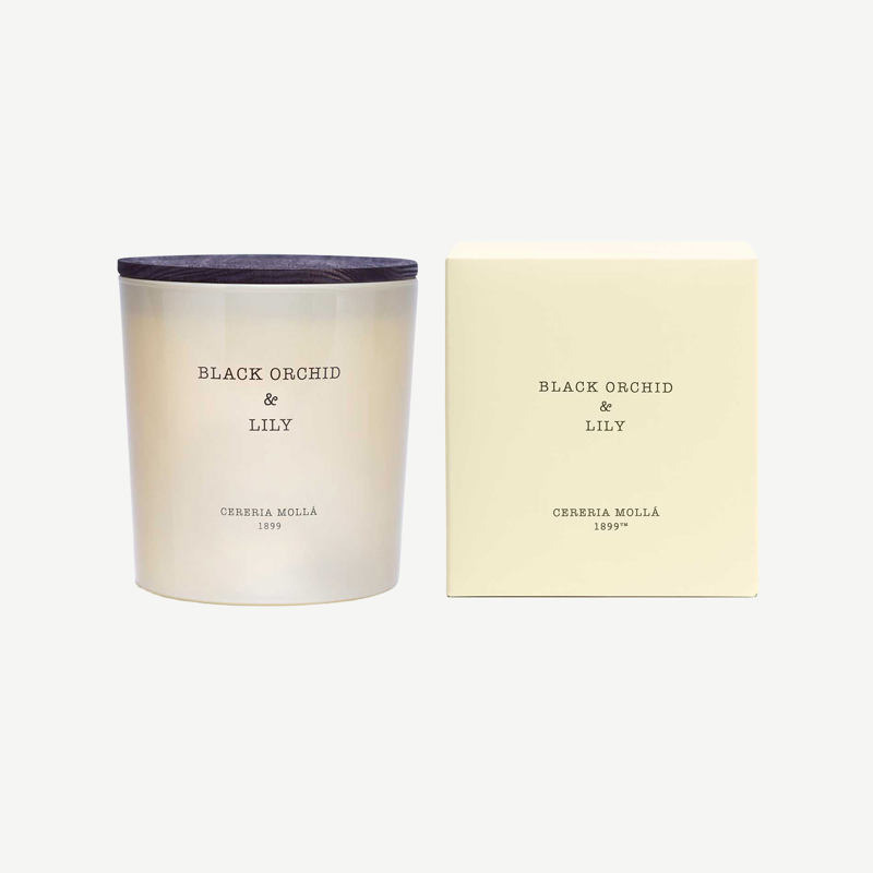 Vela Orquídea Negra e Lírio 600g