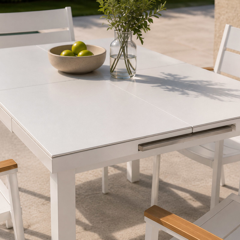 Mesa Extensível White 