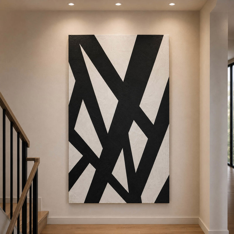 Quadro Abstract Noir