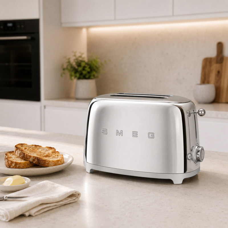 Torradeira Cromada SMEG