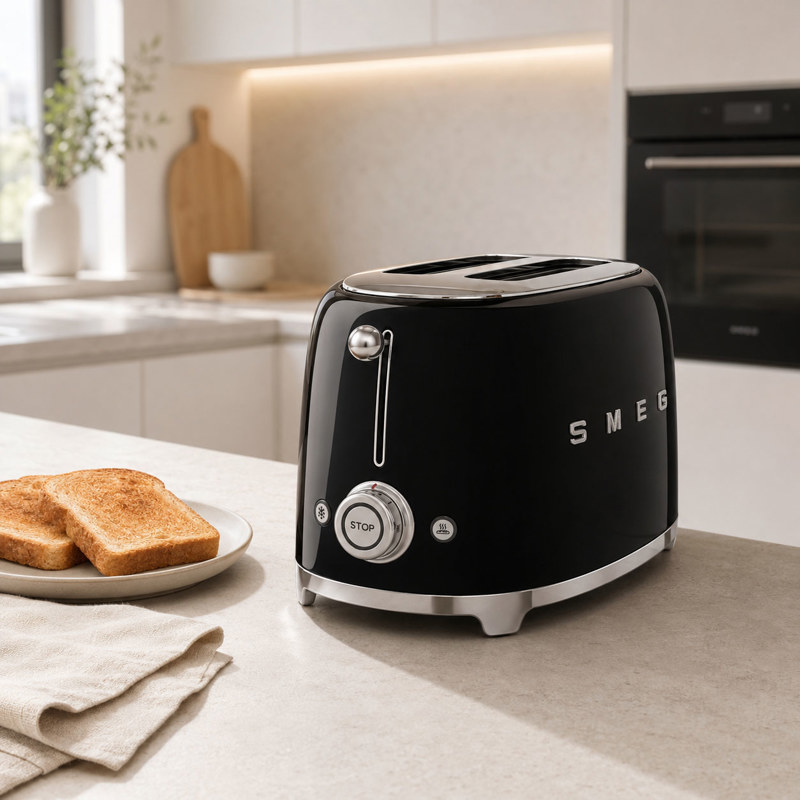 Torradeira Preto SMEG
