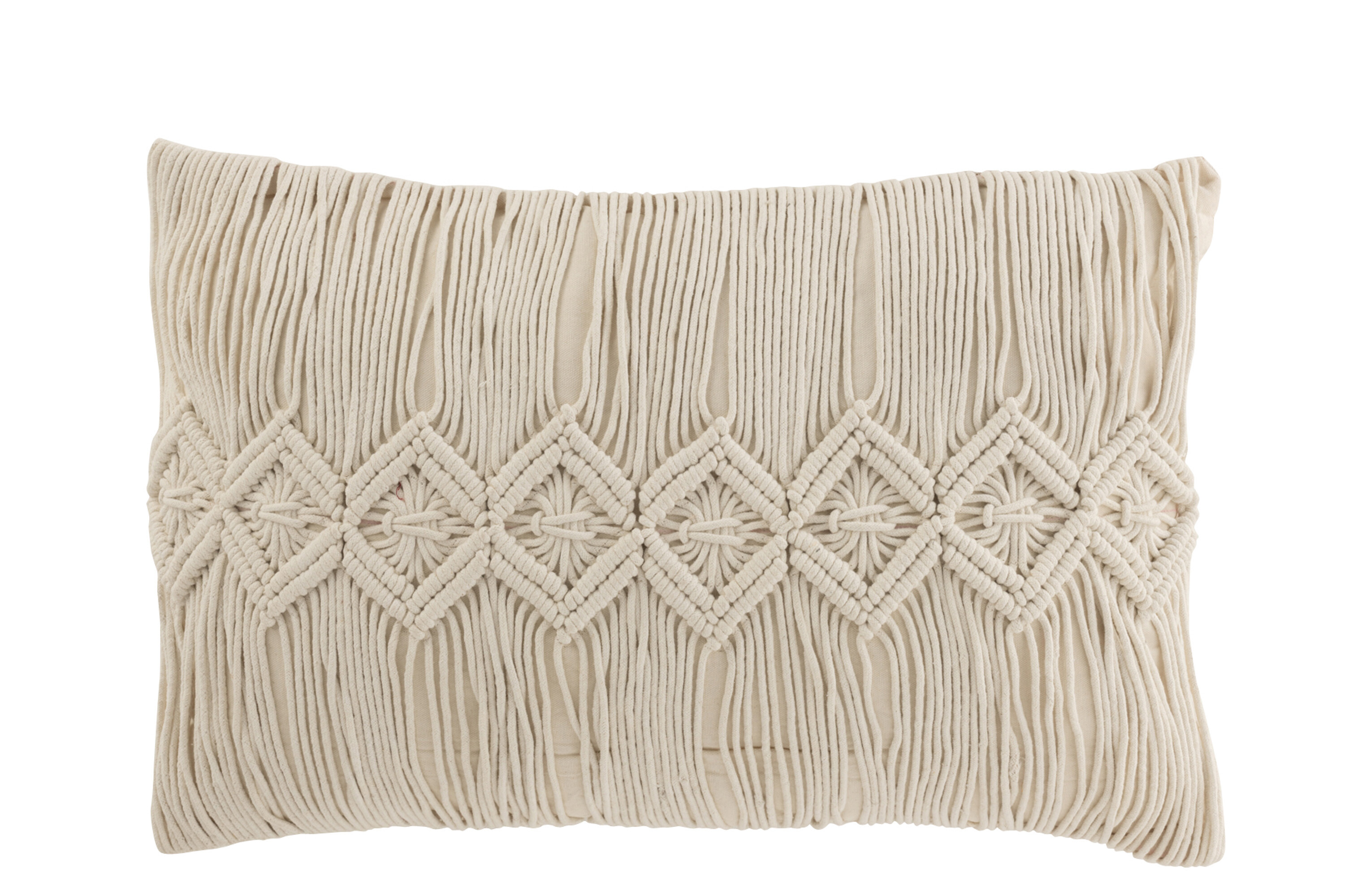 ALMOFADA MACRAME RECTANGULAR