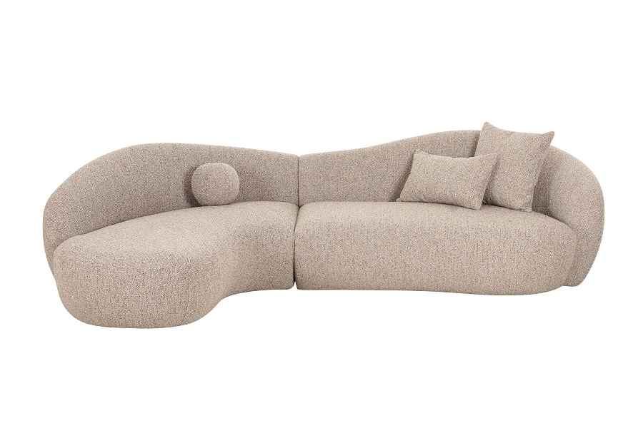 SOFÁ MODULAR BEGE 288X169X80