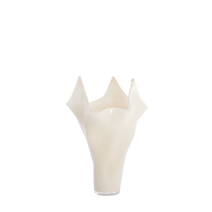 Vaso AIORA vidro creme