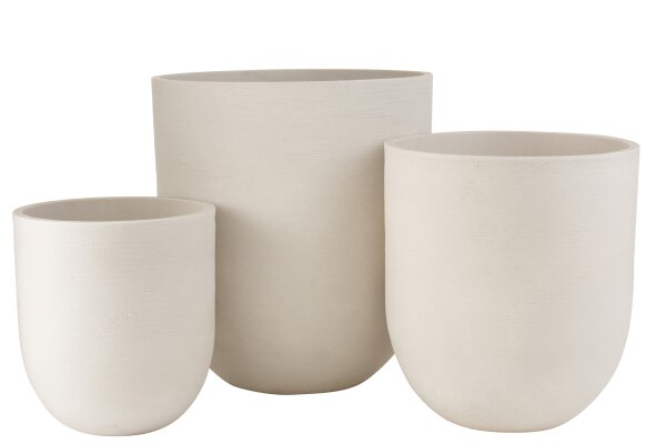Vaso redondo cerâmica 37x37x41.5